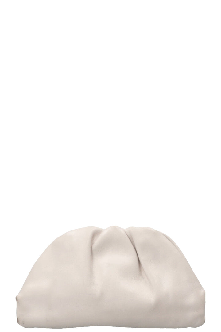 BOTTEGA VENETA The Mini Pouch Clutch White