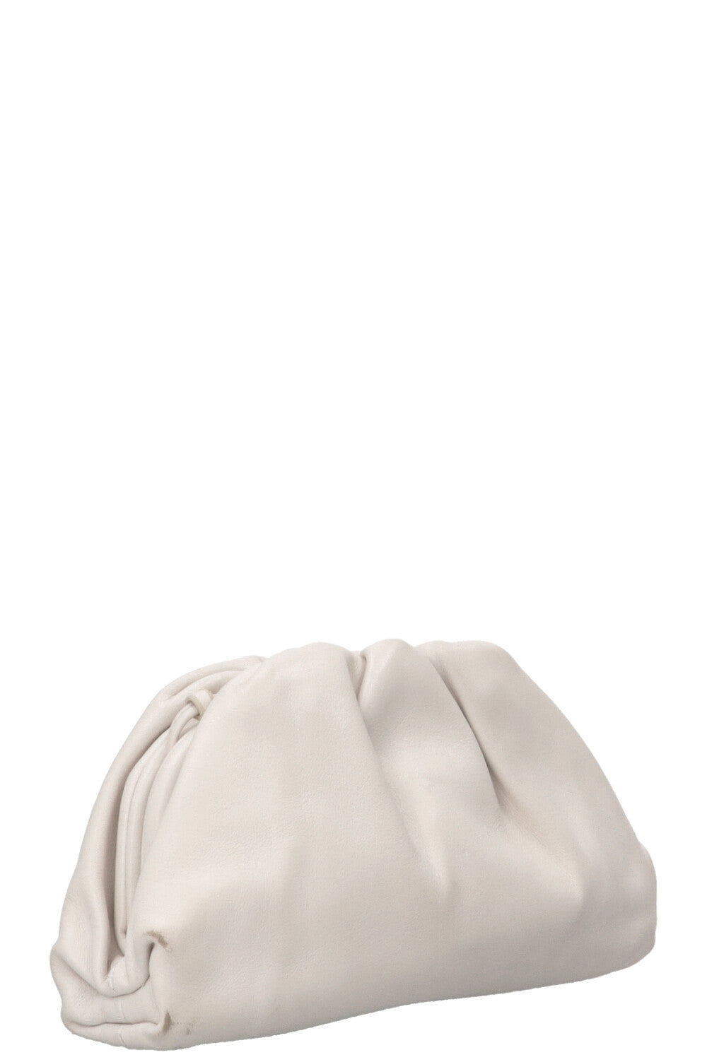 BOTTEGA VENETA The Mini Pouch Clutch White