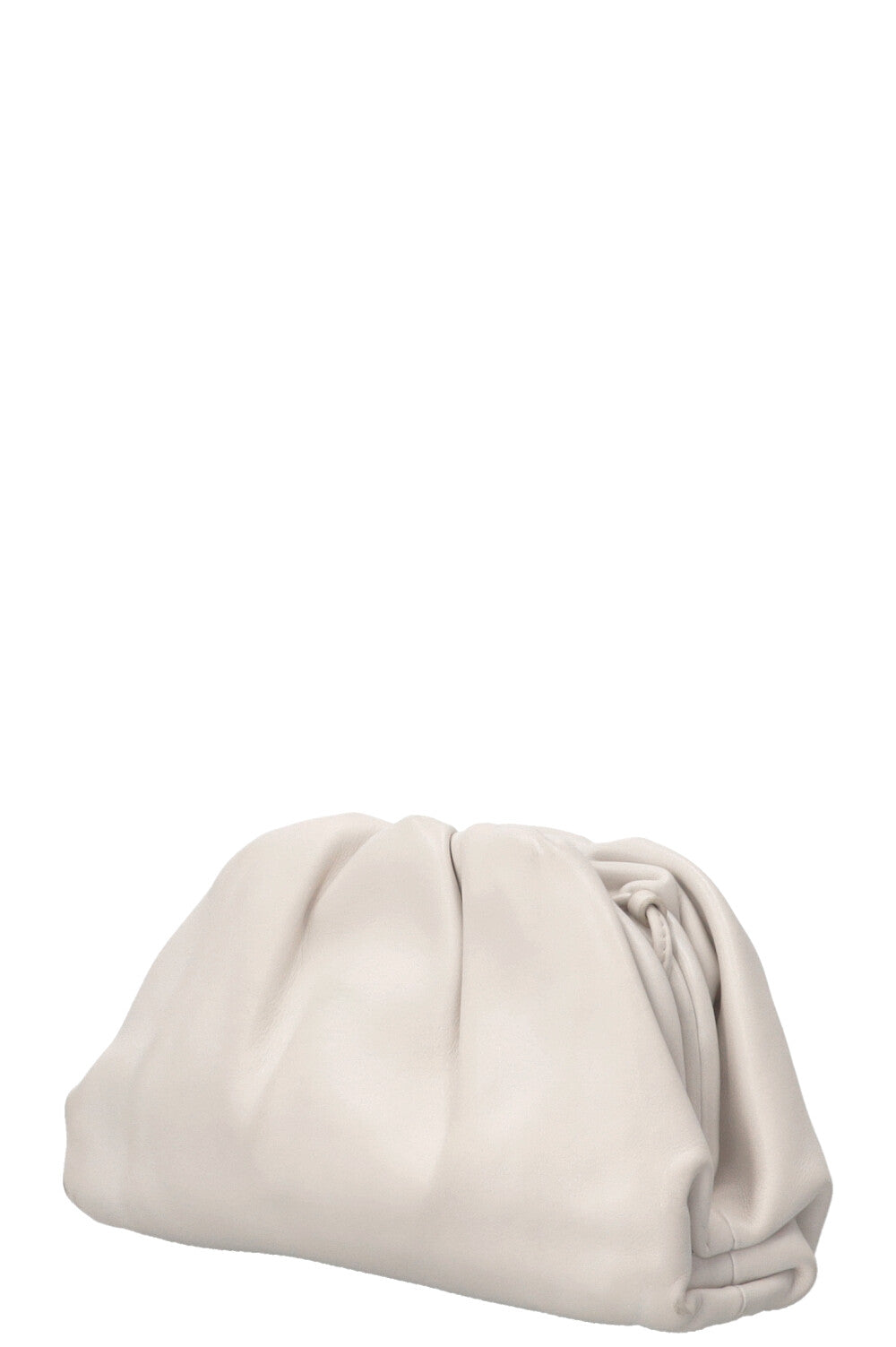 BOTTEGA VENETA The Mini Pouch Clutch White