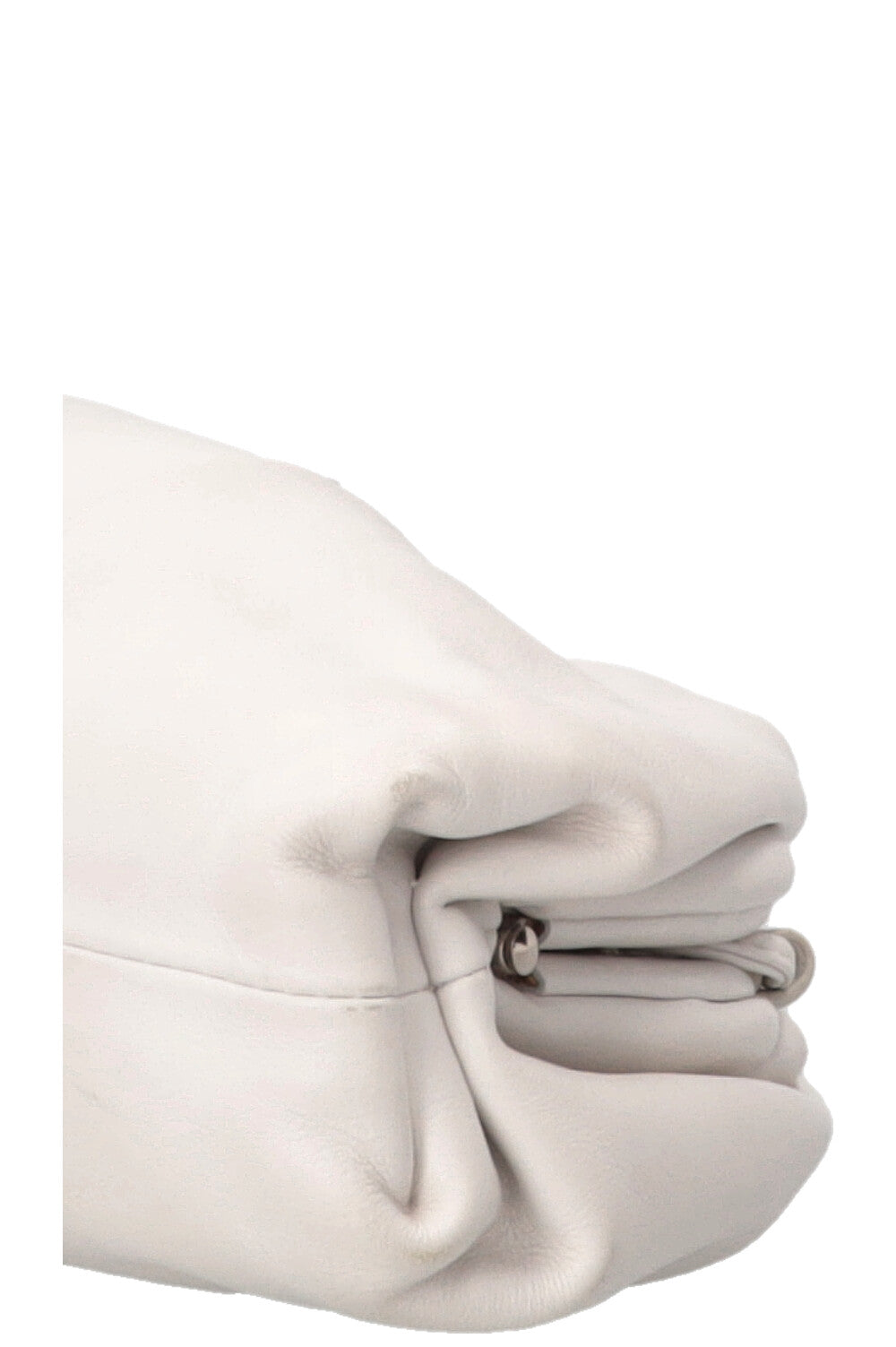 BOTTEGA VENETA The Mini Pouch Clutch White