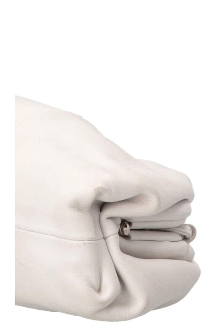 BOTTEGA VENETA The Mini Pouch Clutch White