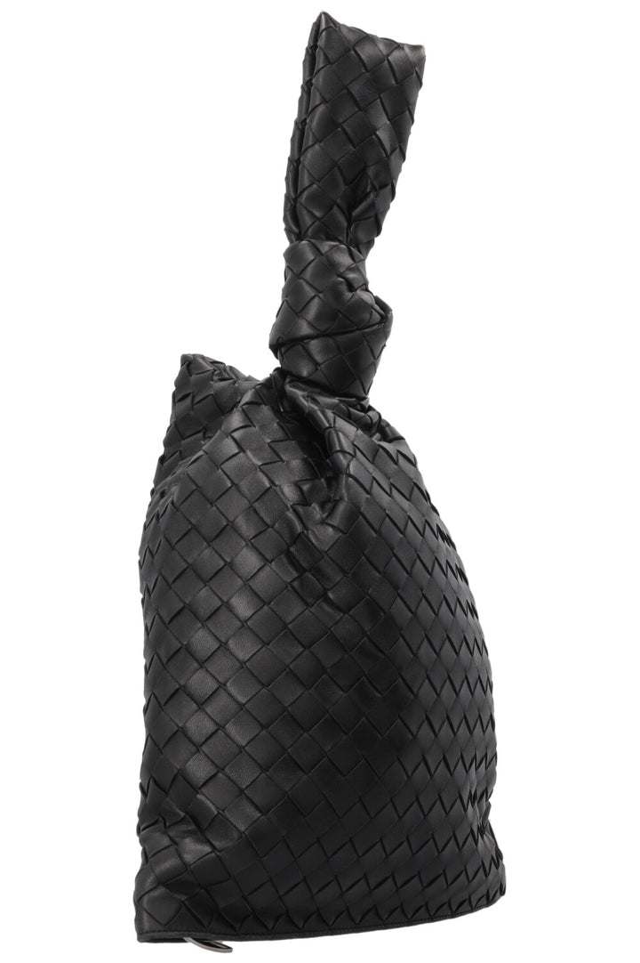 BOTTEGA VENETA Sac à main Twist moyen en Nappa noir