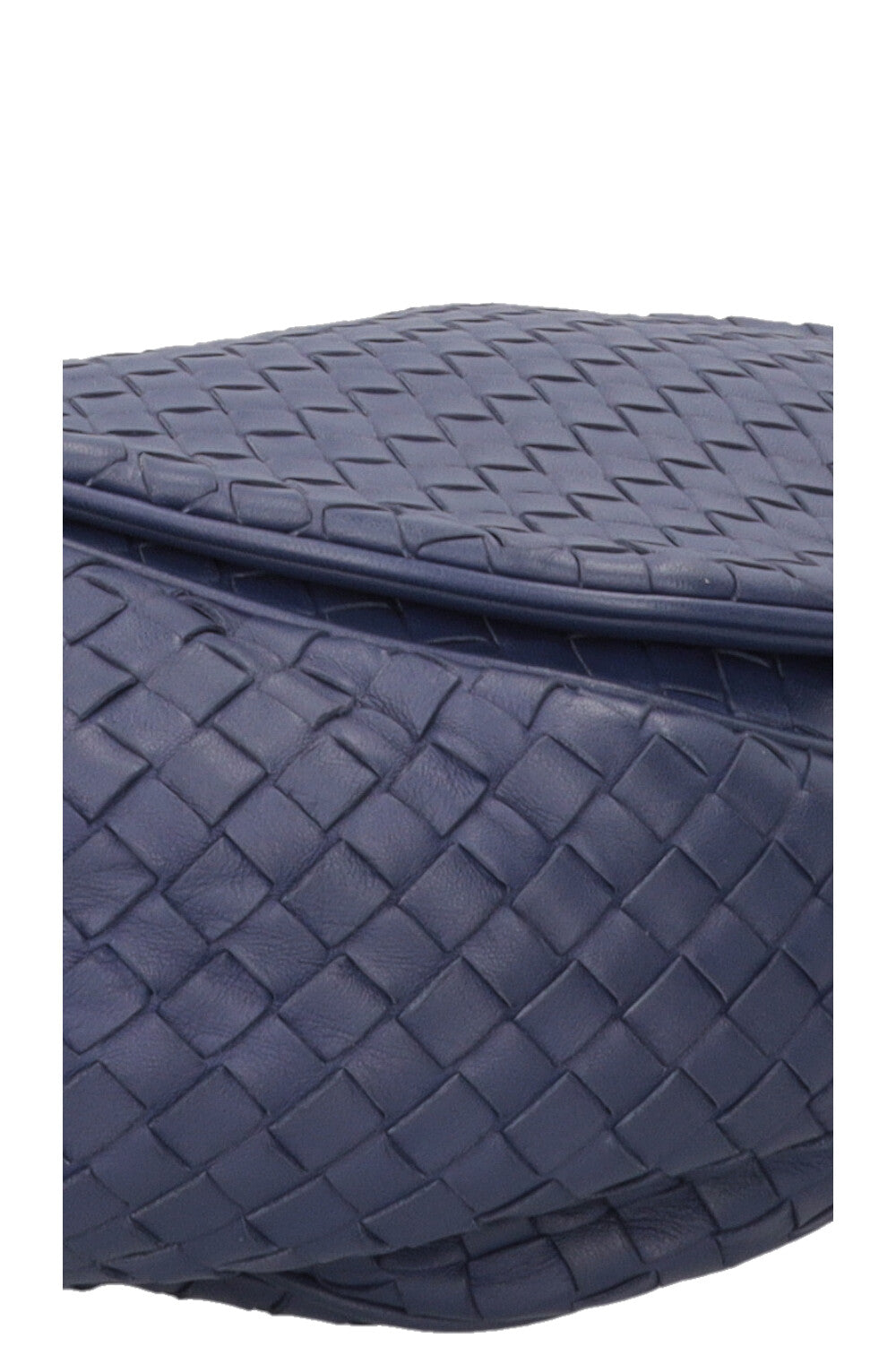BOTTEGA VENETA Sac bandoulière vintage Intrecciato bleu
