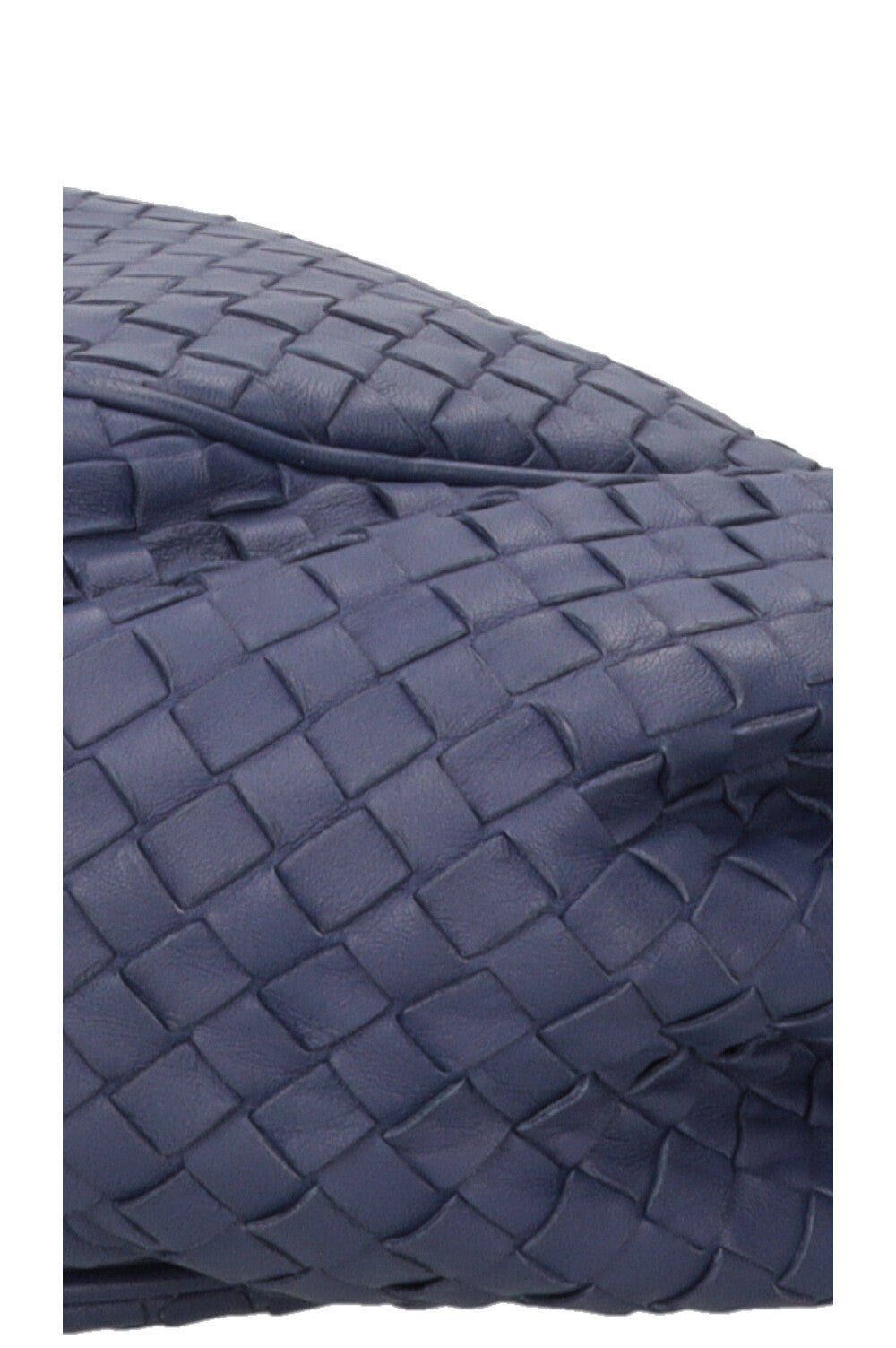 BOTTEGA VENETA Sac bandoulière vintage Intrecciato bleu