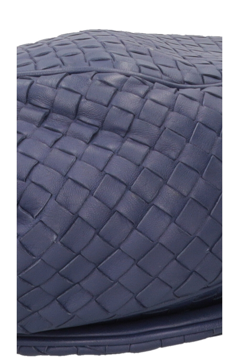 BOTTEGA VENETA Sac bandoulière vintage Intrecciato bleu