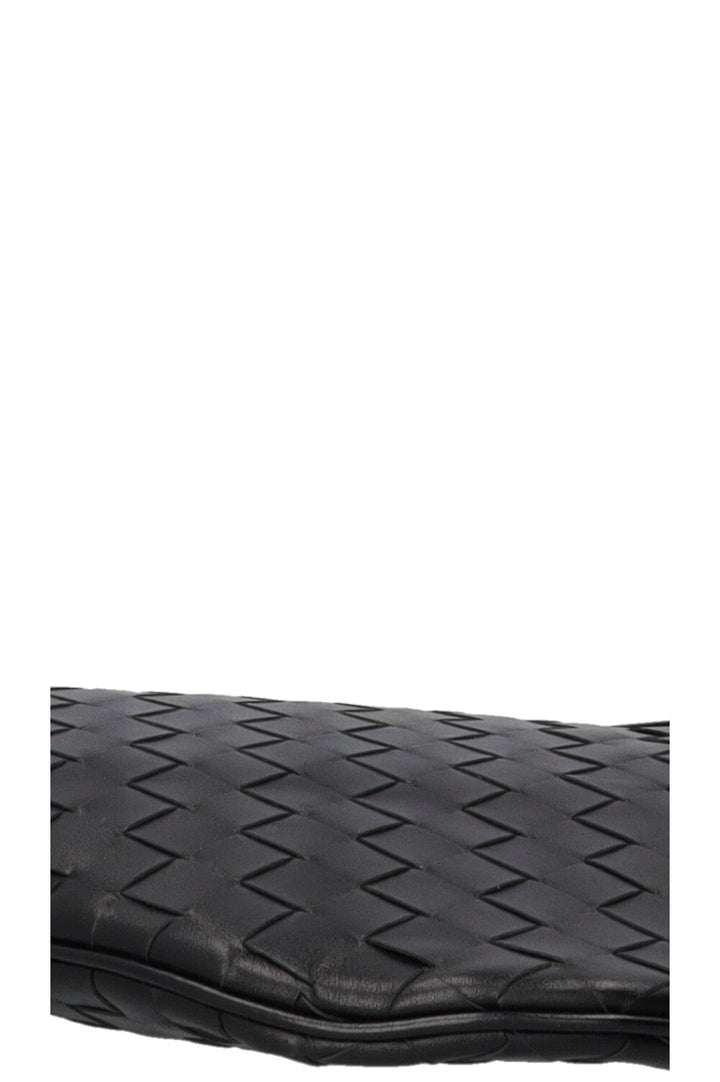 BOTTEGA VENETA Virgule Small Black Leather Bag