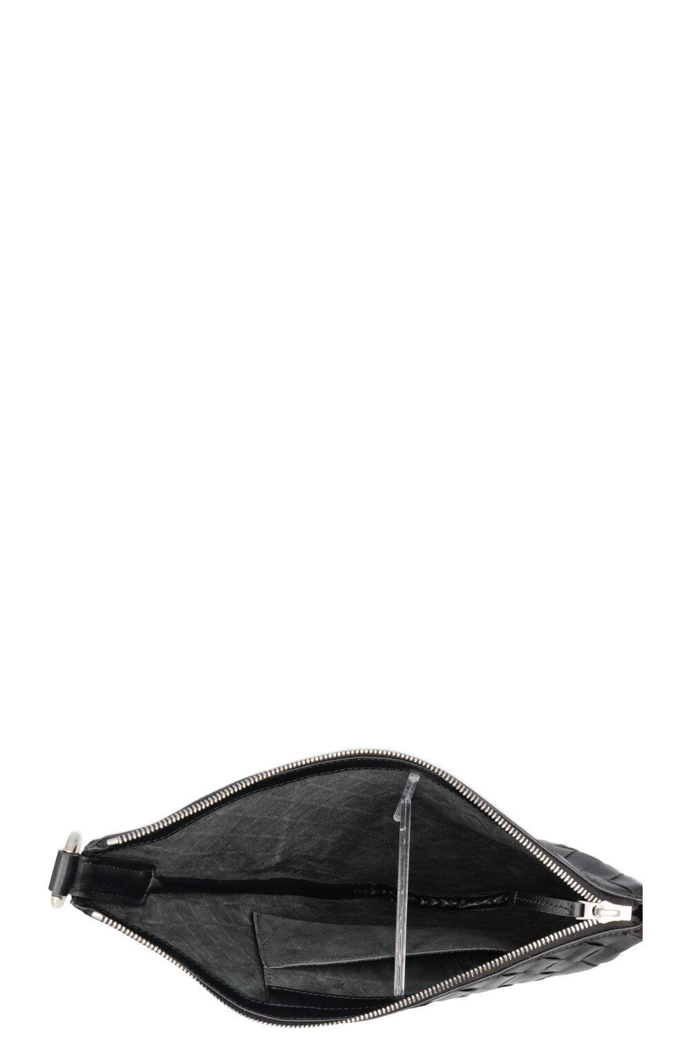 BOTTEGA VENETA Virgule Small Black Leather Bag