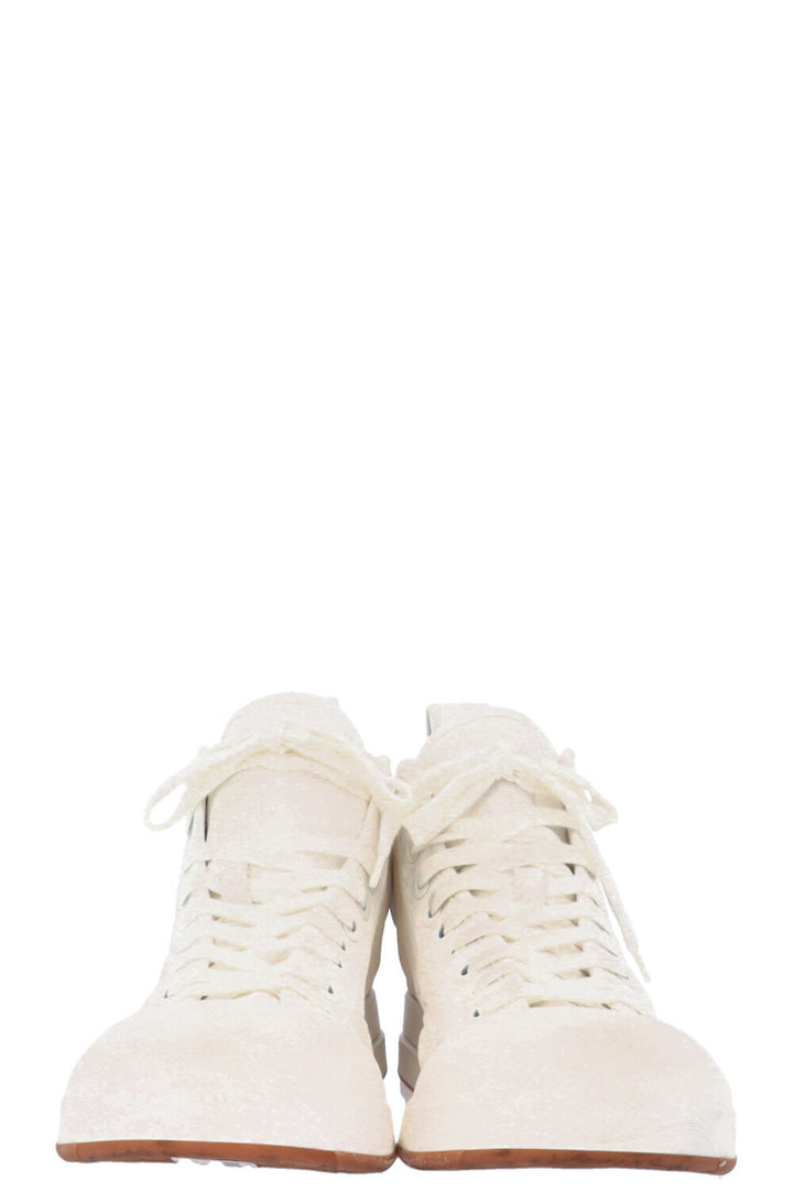 BOTTEGA VENETA Vulcan High Top Sneaker Canvas White