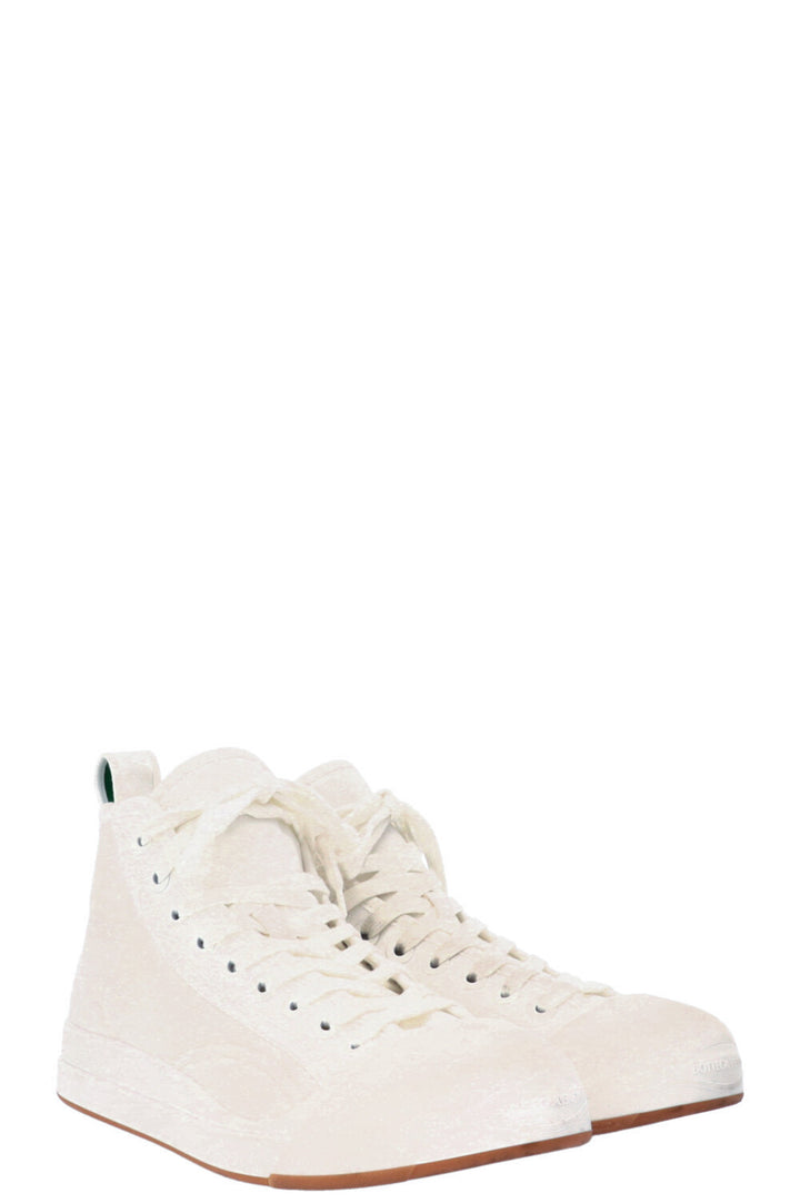 BOTTEGA VENETA Vulcan High Top Sneaker Canvas White