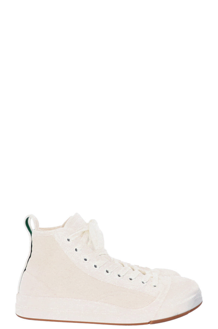 BOTTEGA VENETA Vulcan High Top Sneaker Canvas White