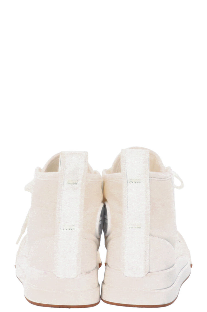 BOTTEGA VENETA Vulcan High Top Sneaker Canvas White