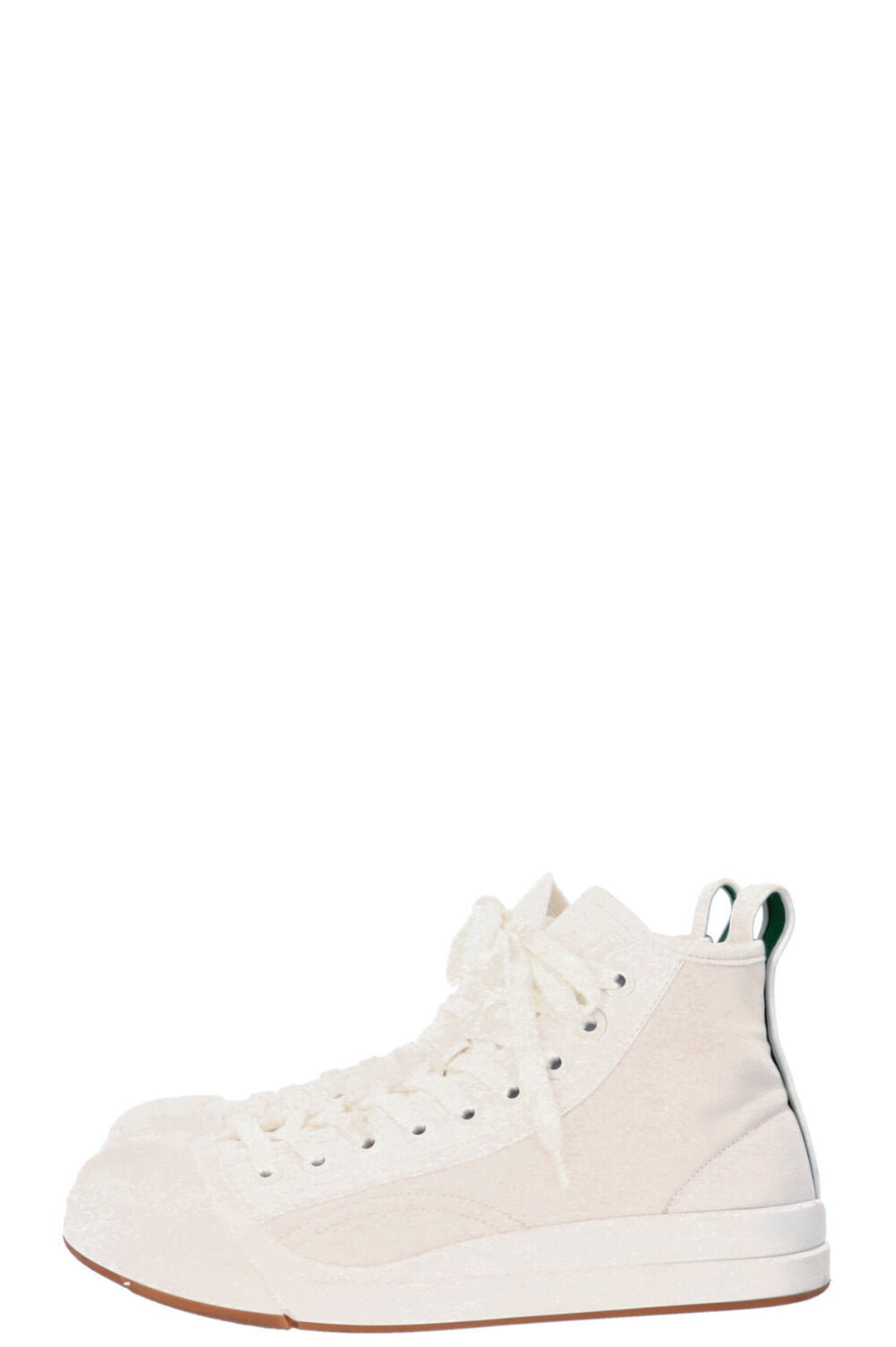 BOTTEGA VENETA Vulcan High Top Sneaker Canvas White