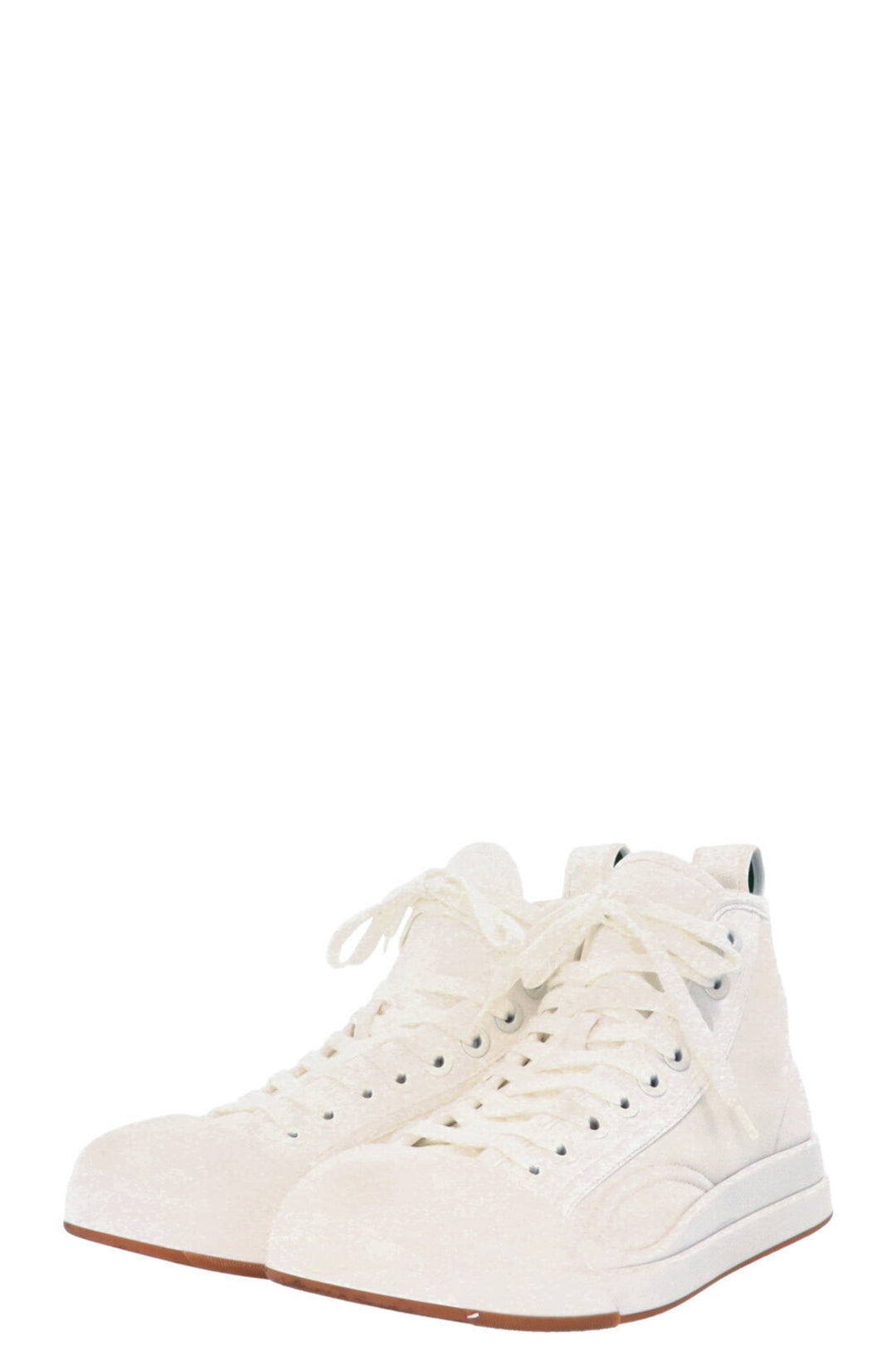 BOTTEGA VENETA Vulcan High Top Sneaker Canvas White