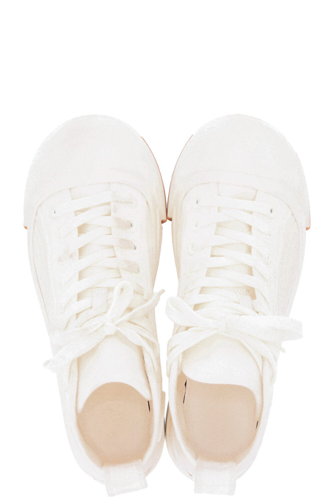 BOTTEGA VENETA Vulcan High Top Sneaker Canvas White