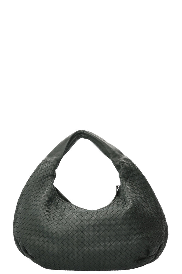 BOTTEGA VENETA Intrecciato Hobo Bag Leather Forest Green