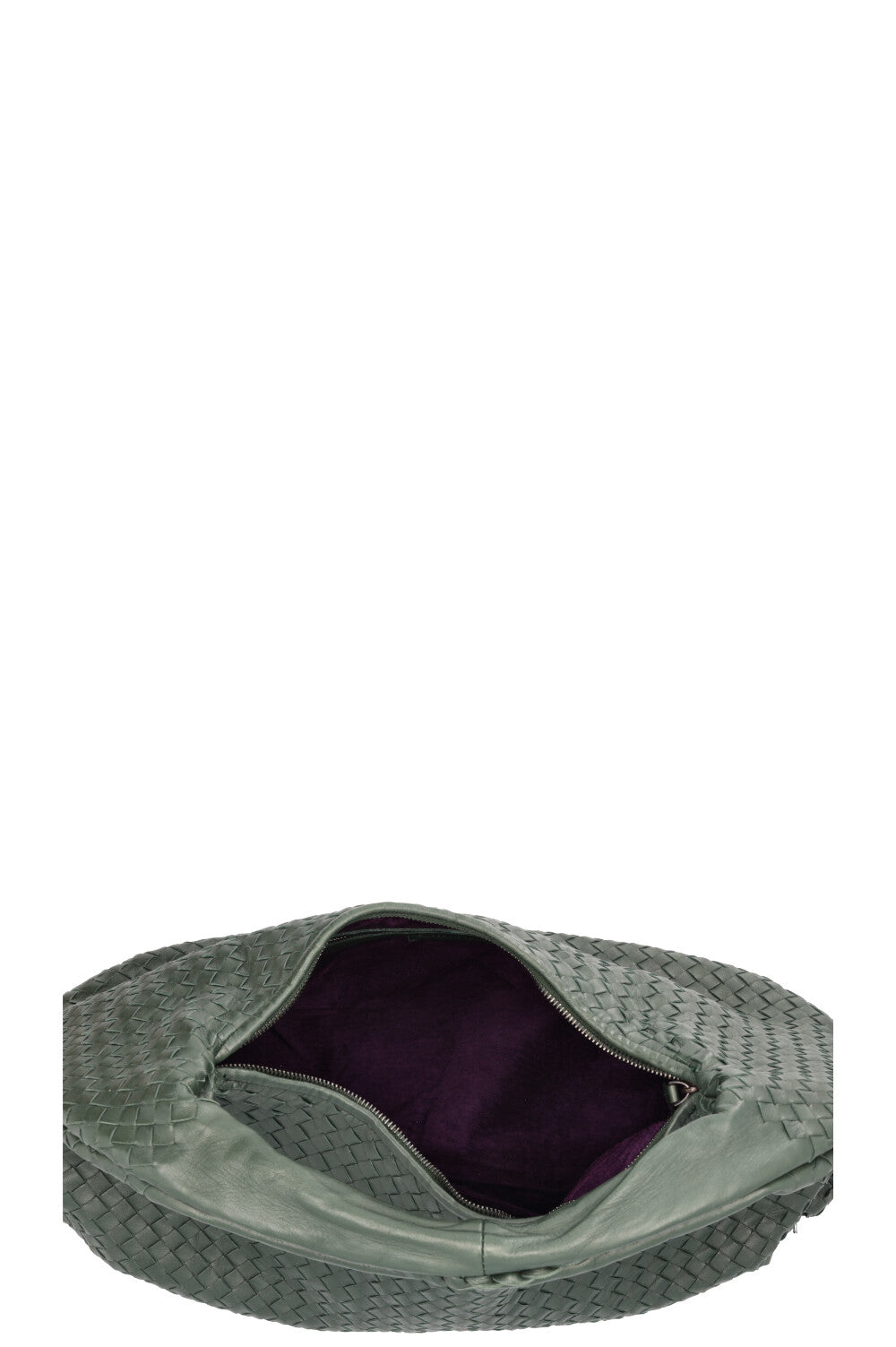 BOTTEGA VENETA Intrecciato Hobo Bag Leather Forest Green