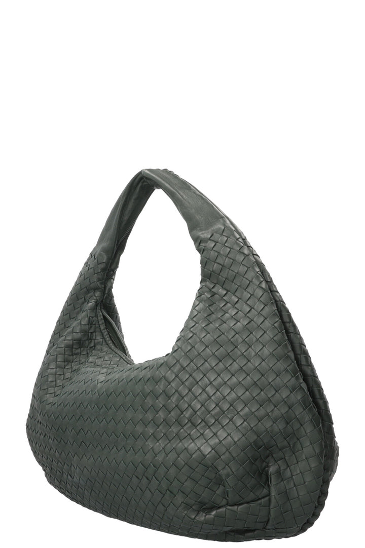 BOTTEGA VENETA Intrecciato Hobo Bag Leather Forest Green