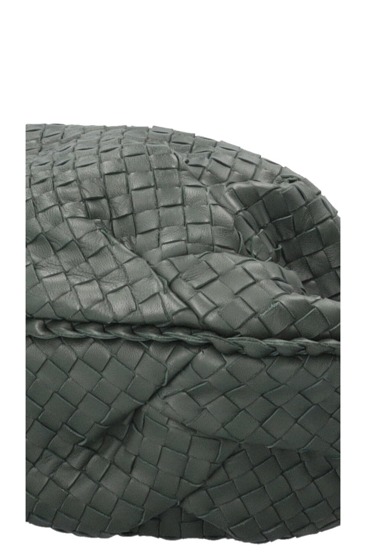 BOTTEGA VENETA Intrecciato Hobo Bag Leather Forest Green