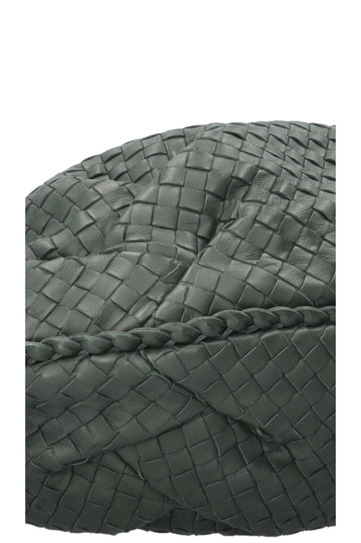 BOTTEGA VENETA Intrecciato Hobo Bag Leather Forest Green