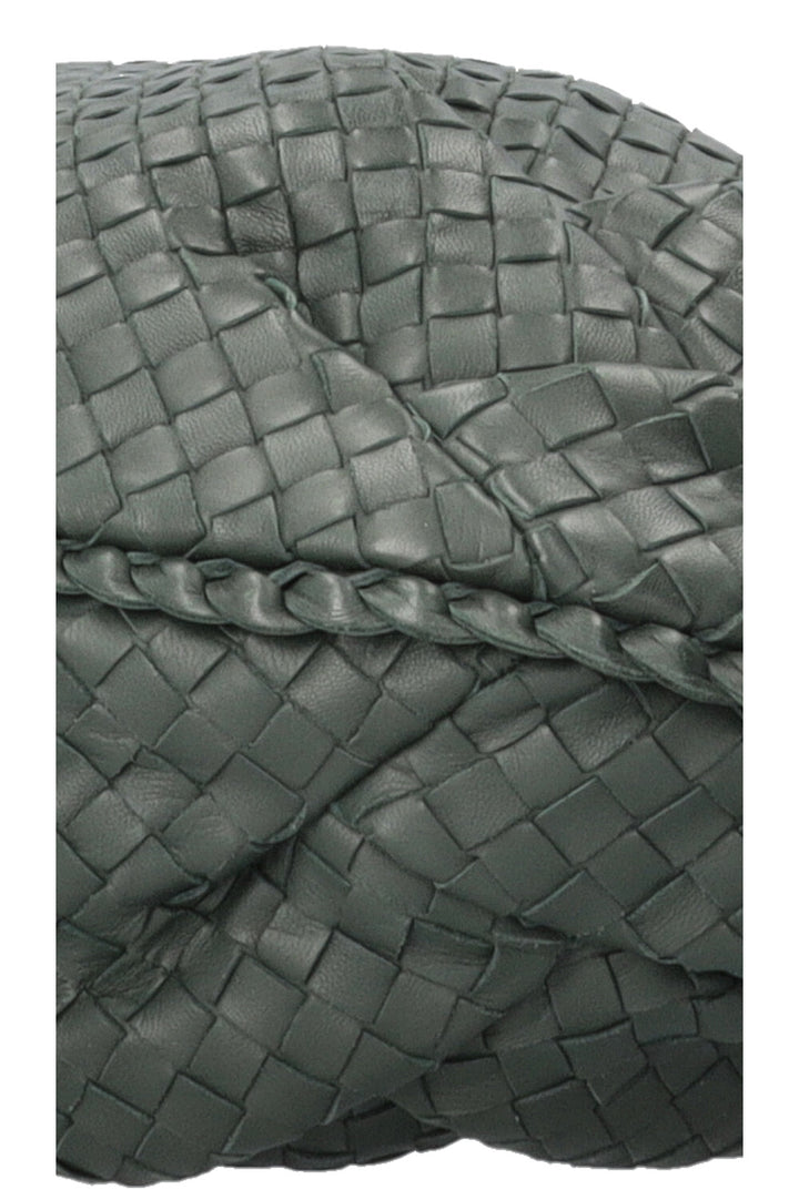 BOTTEGA VENETA Intrecciato Hobo Bag Leather Forest Green