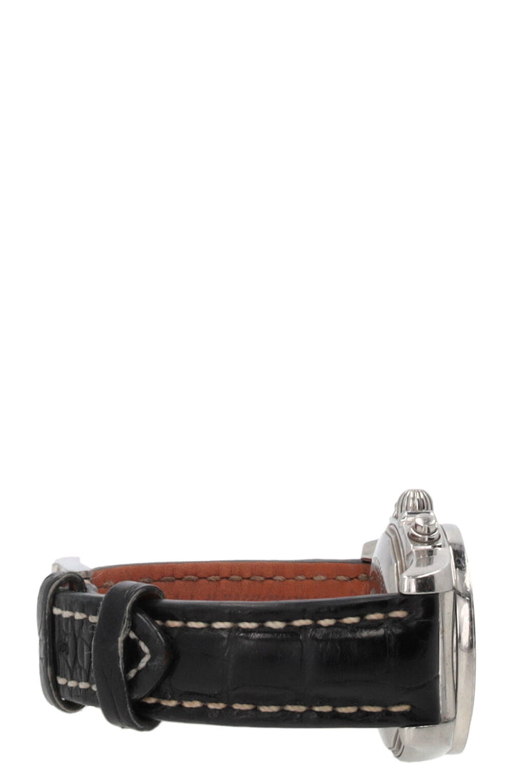 BREITLING Chronomat 38 Cuir de crocodile Argent