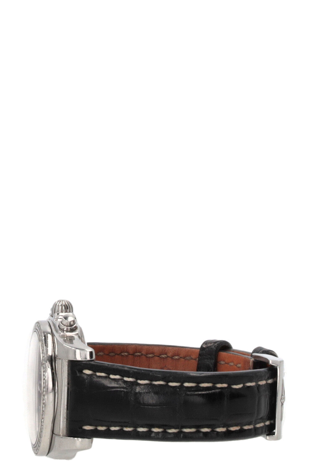 BREITLING Chronomat 38 Cuir de crocodile Argent