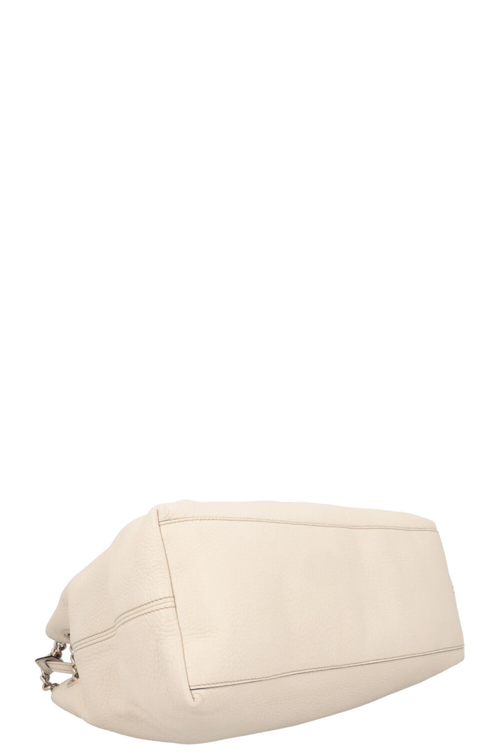 GUCCI Interlocking Soho Shoulder Bag Ivory