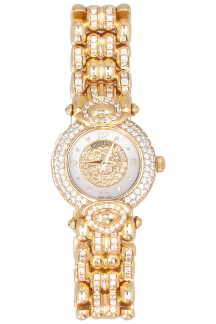 BUCHERER Paradiso Mini Quartz Or Jaune 18 carats Diamants