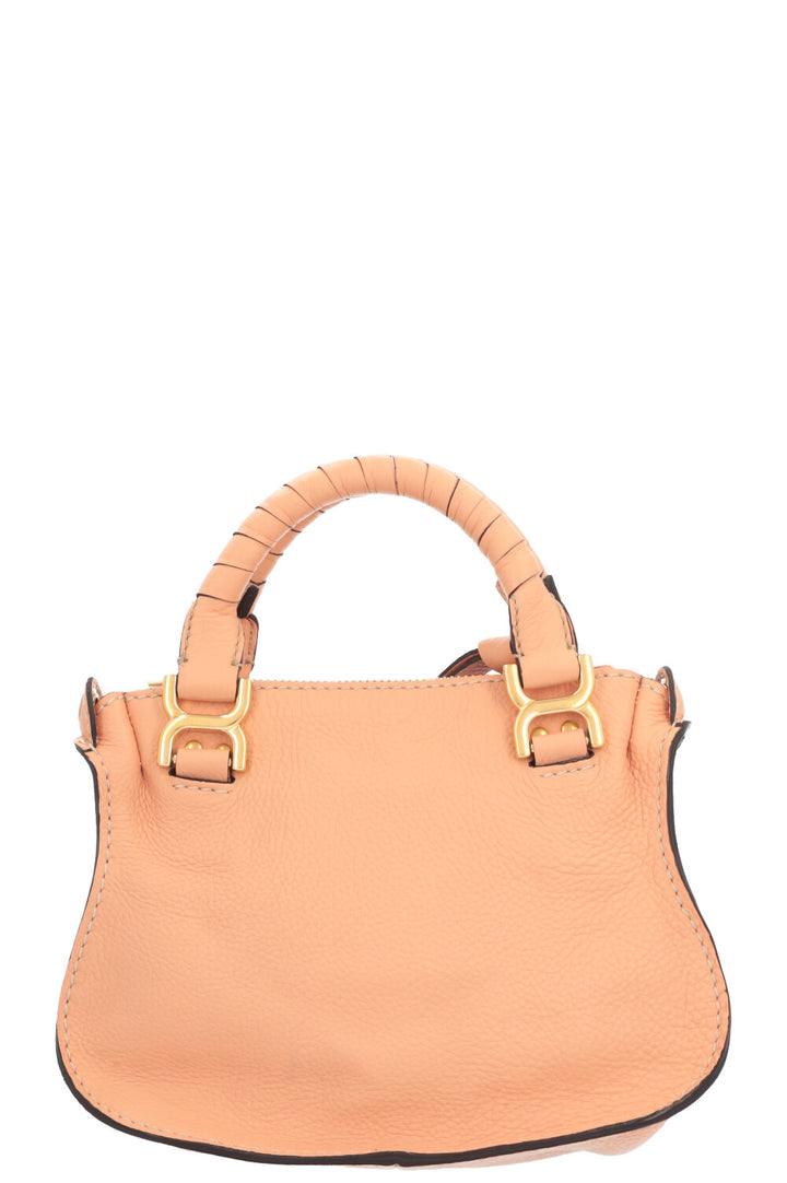 CHLOÉ Mini Marcie Satchel Bag Peach
