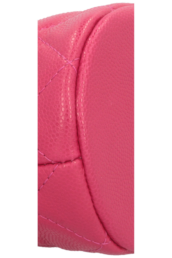 CHANEL Mini Bucket Drawstring Bag Pink