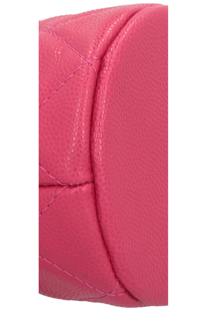 CHANEL Mini Bucket Drawstring Bag Pink