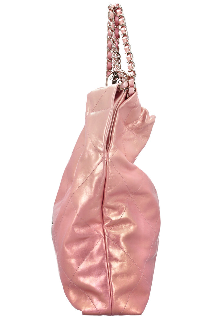 CHANEL 22 Small Bag Metallic Pink