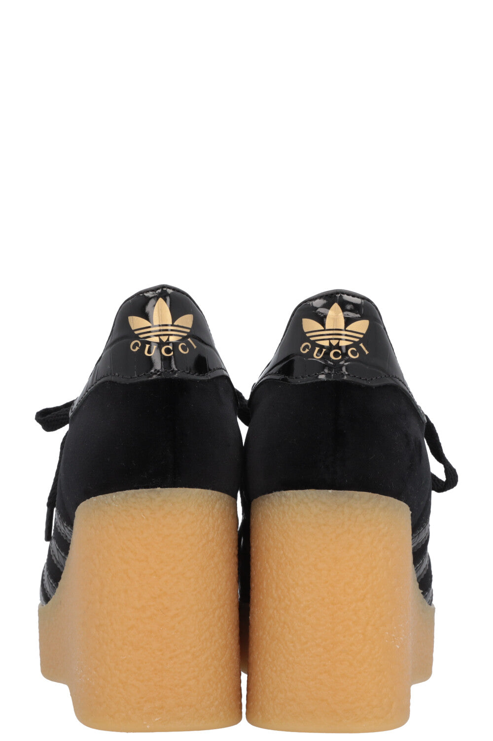 adidas gazelle silver green womens ADIDAS ORIGINALS Black Gazelle Bold sneakers for women – Pavidas main image 0