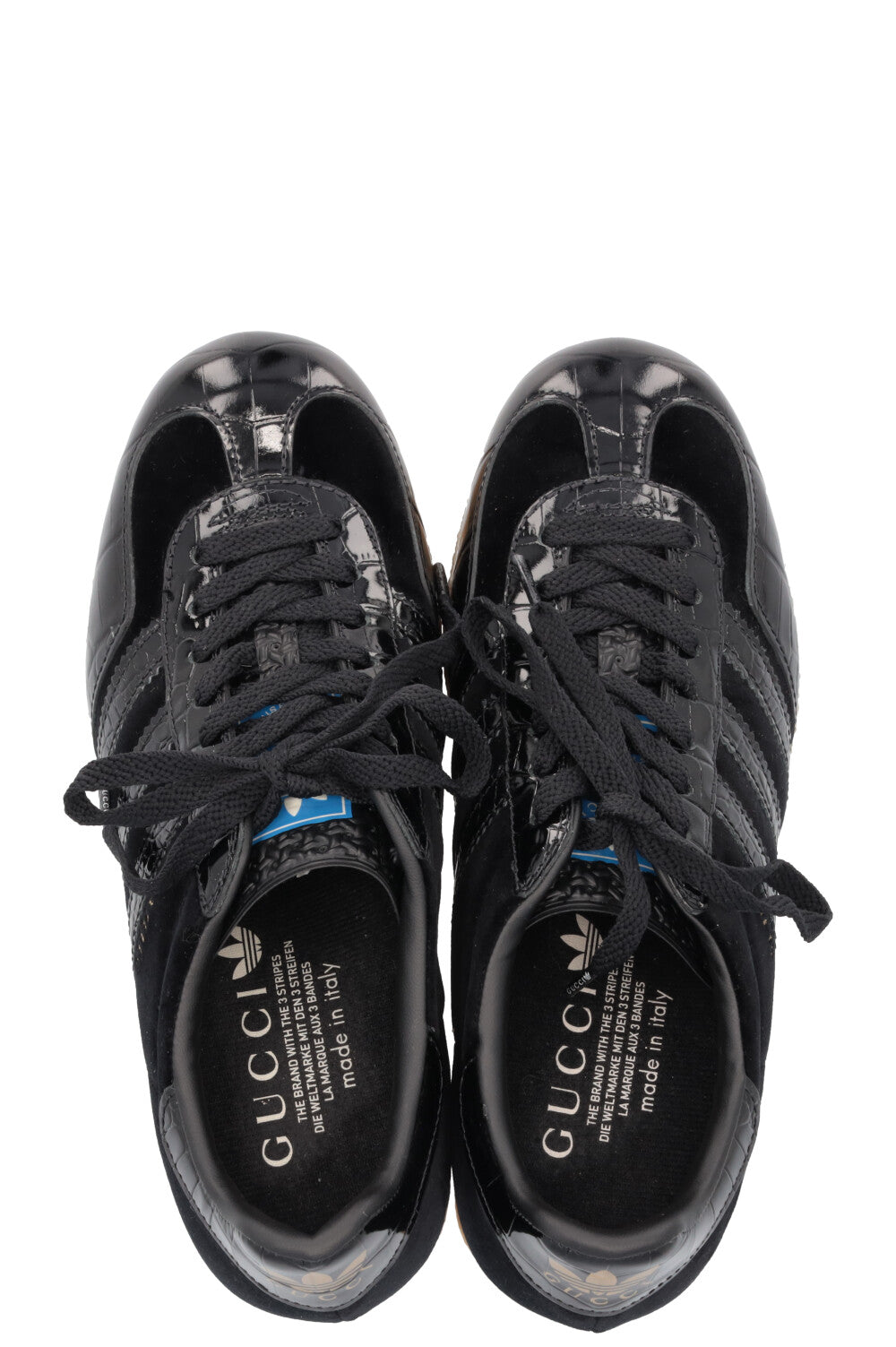 GUCCI X ADIDAS Gazelle Platform Sneakers Black