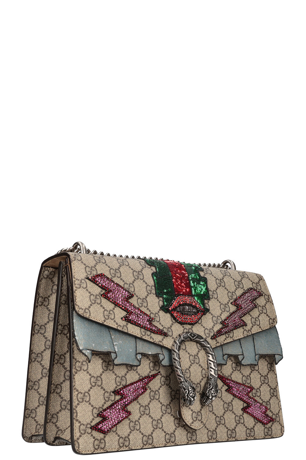 GUCCI Dionysus Supreme Canvas Crossbody Bag