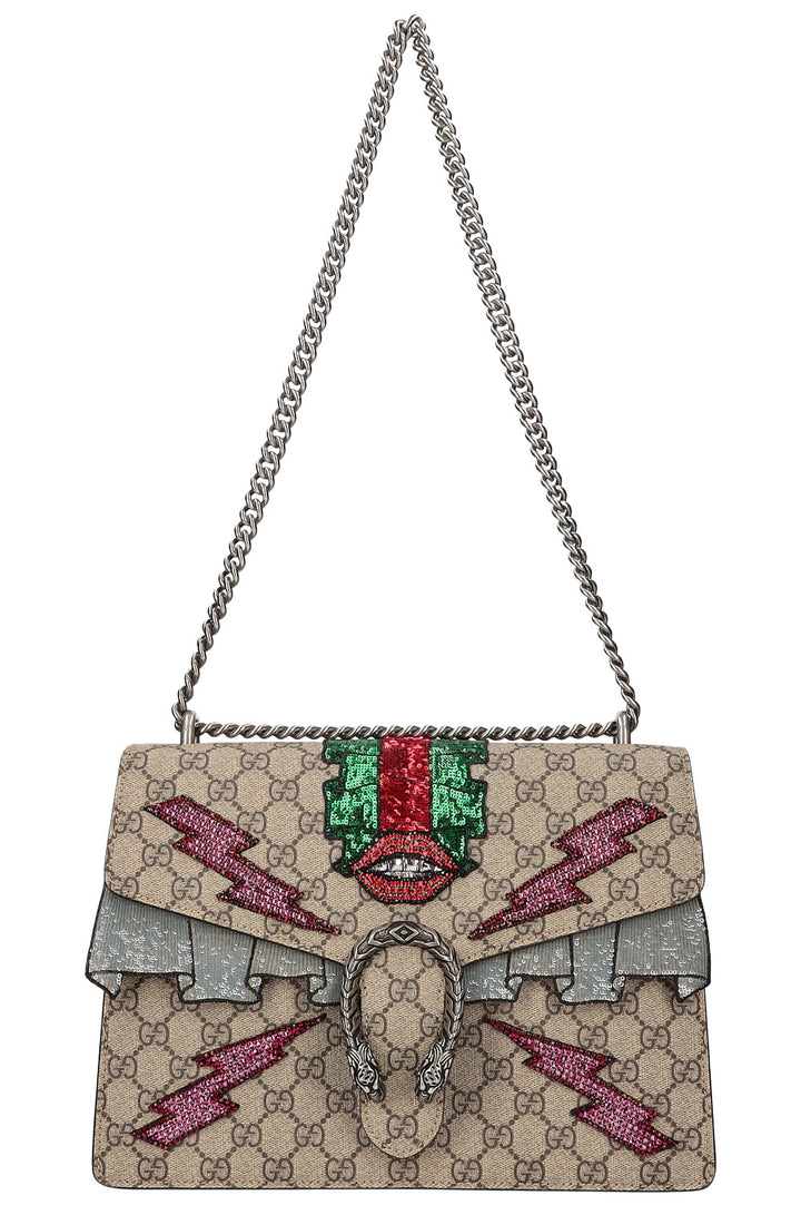 GUCCI Dionysus Supreme Canvas Crossbody Bag