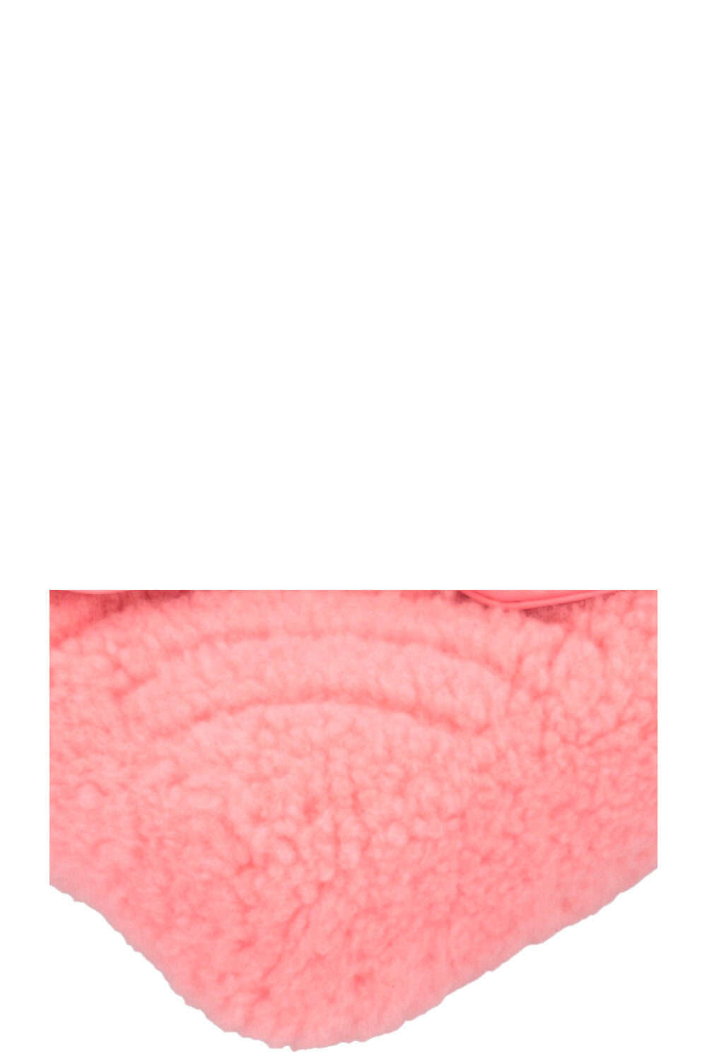 GUCCI Mini Marmont Shearling Crossbody Bag Pink