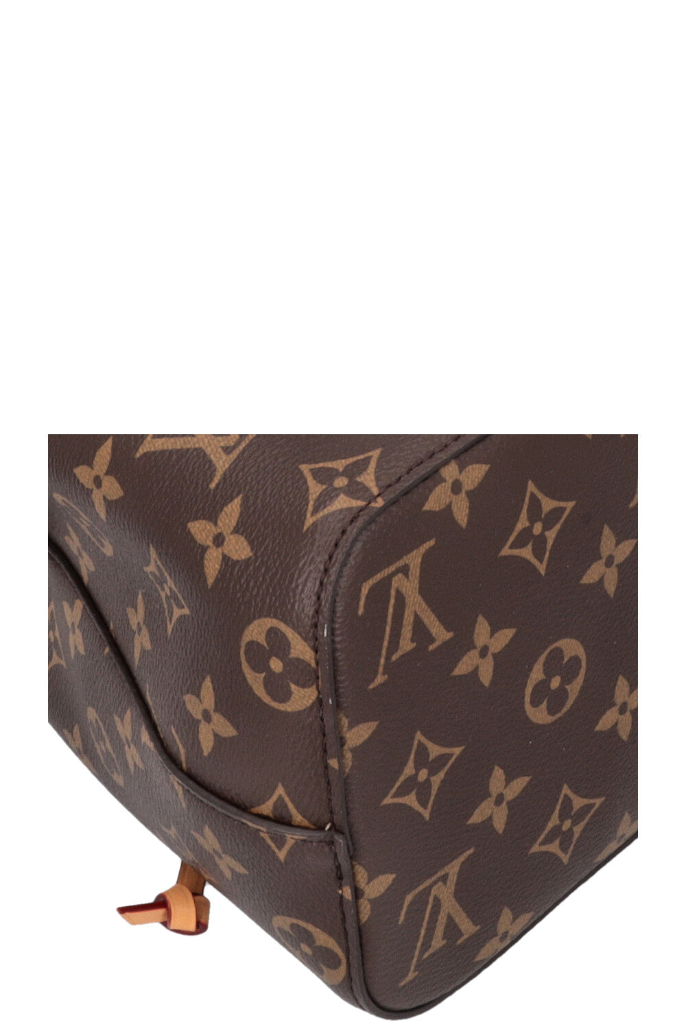 LOUIS VUITTON BB Neonoe Shearling Bucket Bag Cozygram Canvas