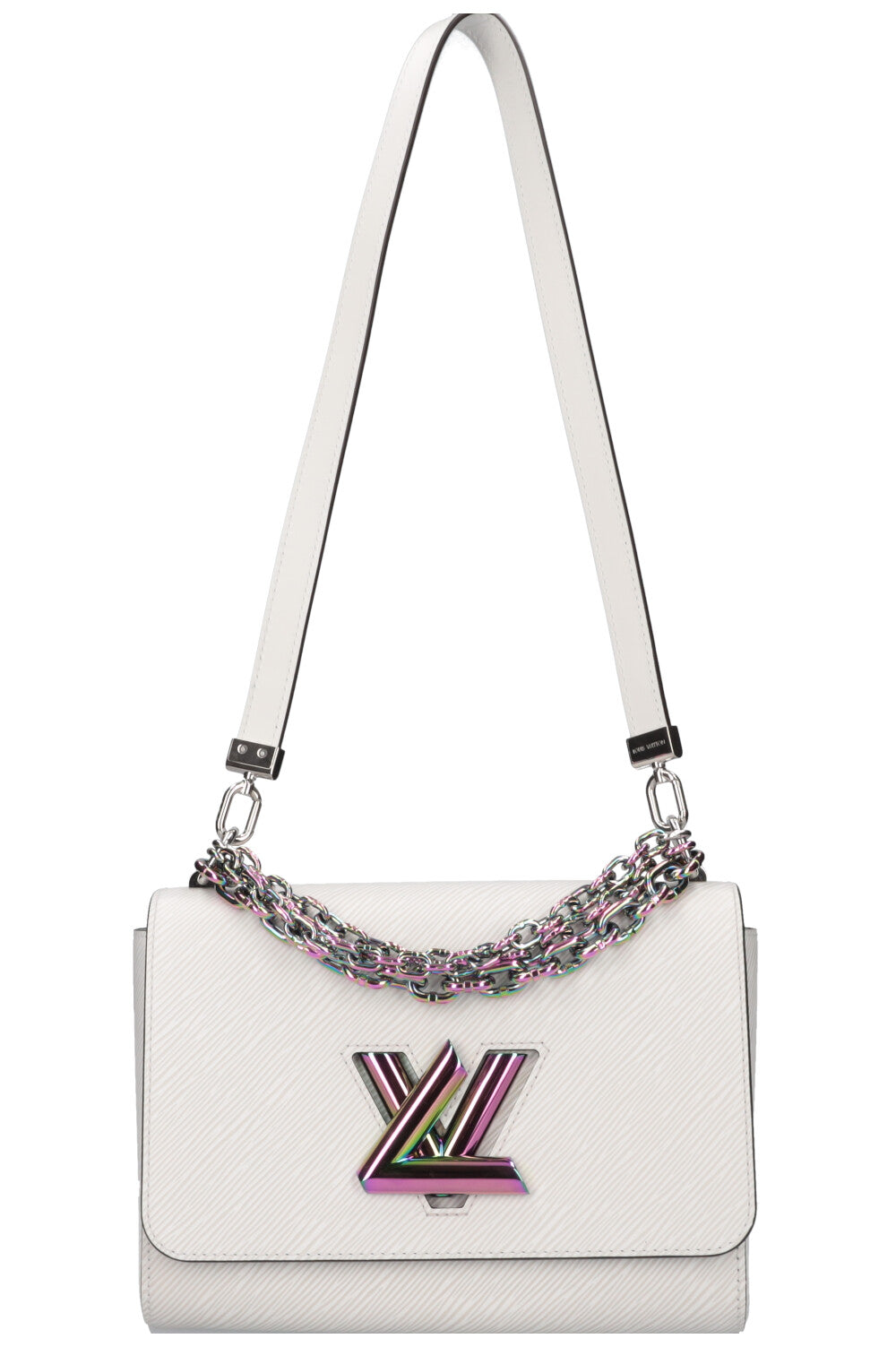 LOUIS VUITTON Twist MM Epi Blanc