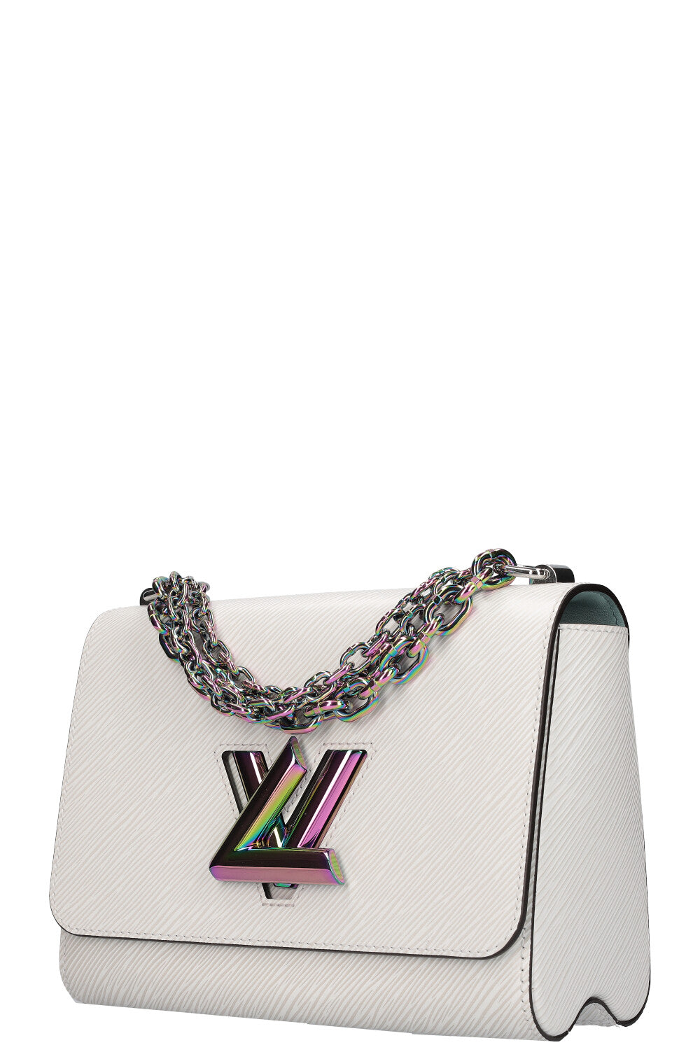 LOUIS VUITTON Twist MM Epi Blanc