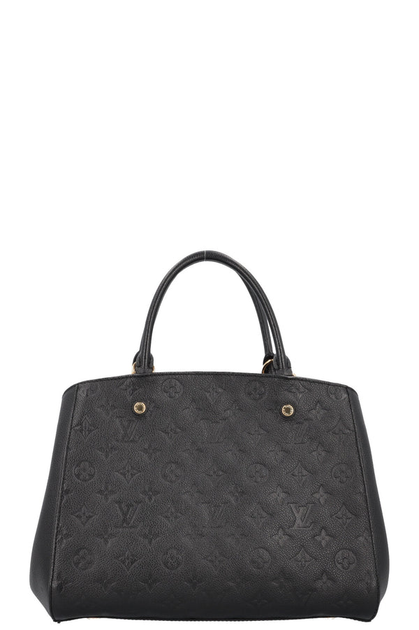 LOUIS VUITTON Montaigne BB Bag Black