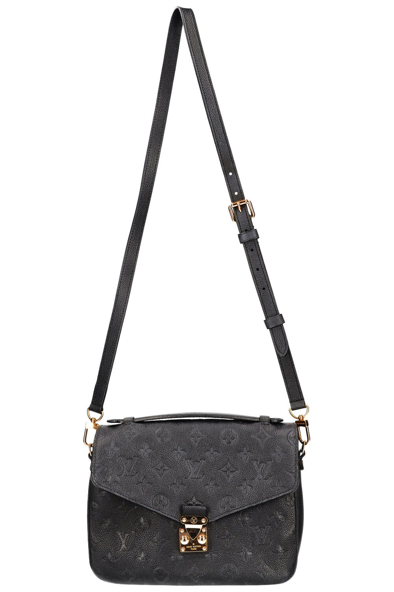 LOUIS VUITTON Pochette Metis Empreinte Black
