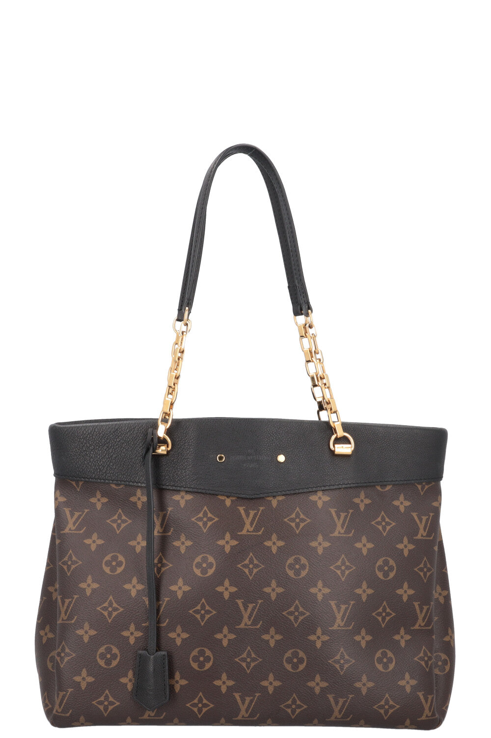 LOUIS VUITTON Pallas Chain Tote Bag MNG Canvas Leather$