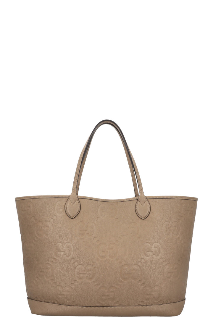 GUCCI Large Ophedia Giant GG Tote Bag Khaki