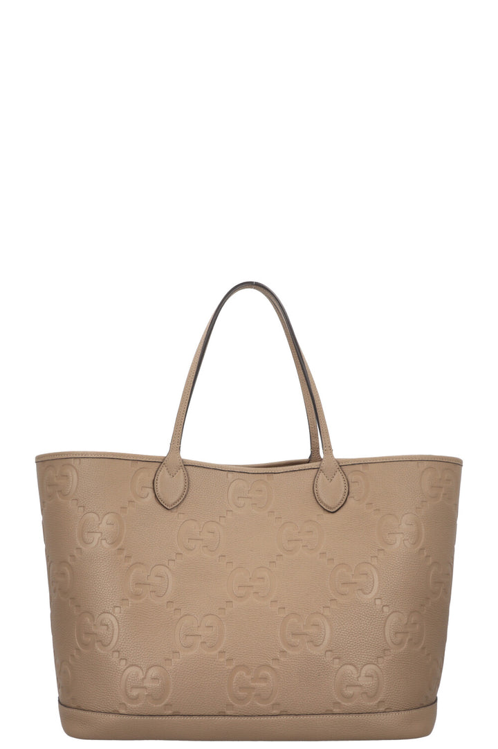 GUCCI Large Ophedia Giant GG Tote Bag Khaki
