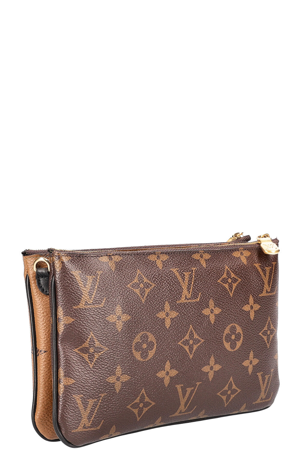 LOUIS VUITTON Giant MNG Double Zip Pochette Bag