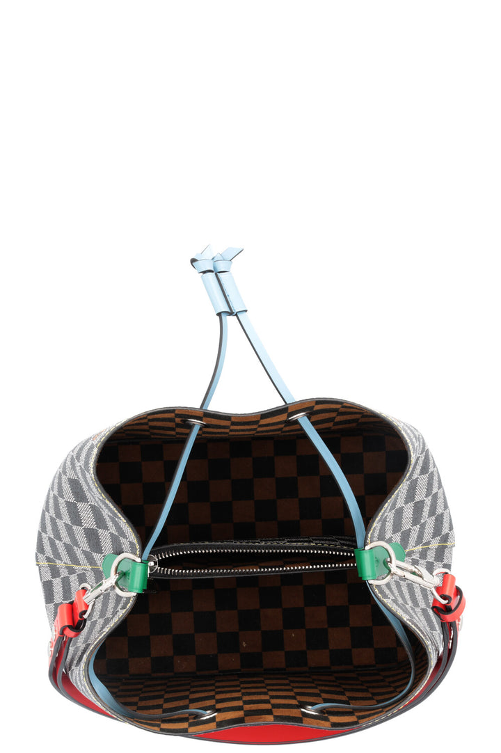 LOUIS VUITTON Neo Noe Bag Damier Black White