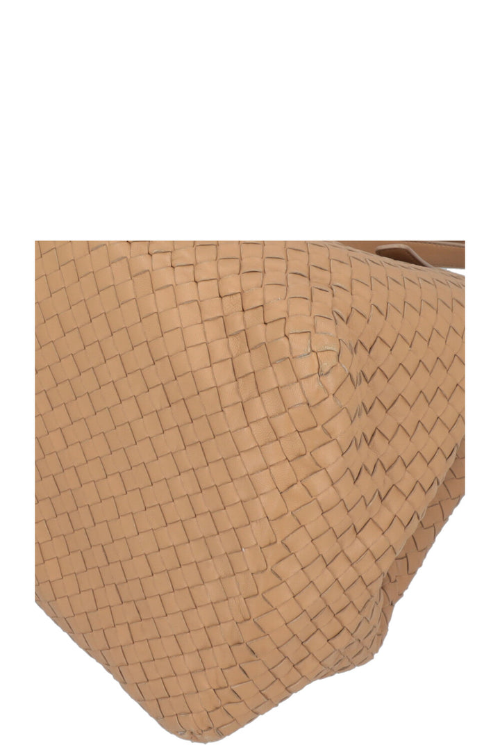 BOTTEGA VENETA Tote Bag Intrecciato Camel