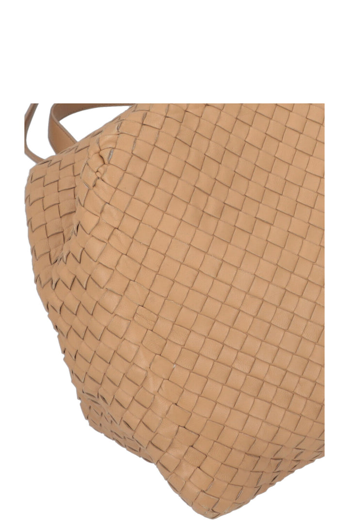 BOTTEGA VENETA Tote Bag Intrecciato Camel