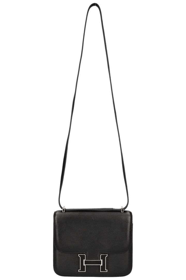 HERMES Constance Bag 18 Emaille H Closure Swift BlackHERMES Constance Bag 18 Emaille H Closure Swift Black